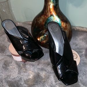 Jessica Simpson Wedge Platform Mules